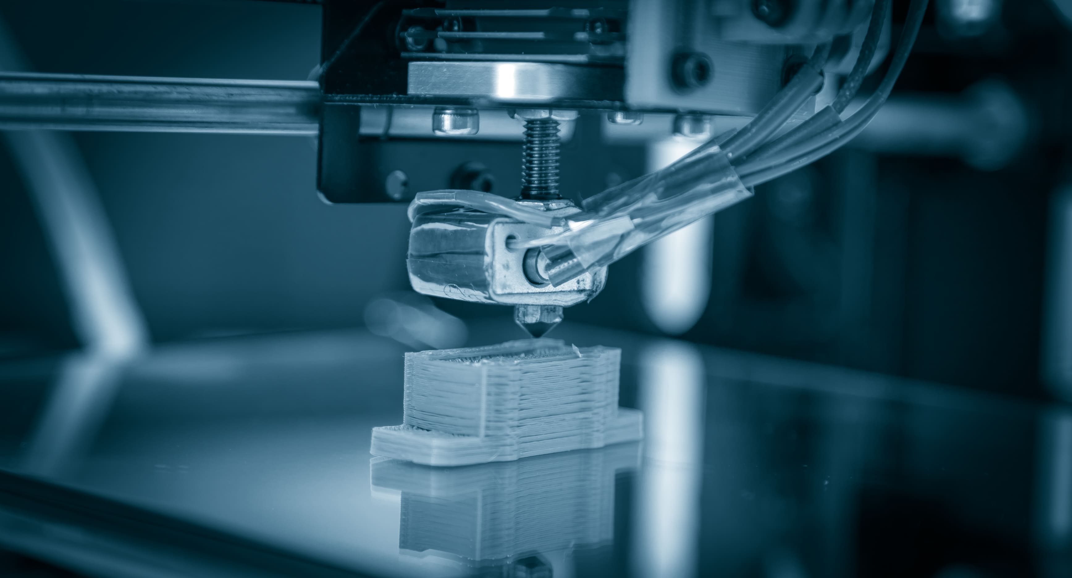 Comparativo de aderência ruim e boa na mesa da Impressora 3D
