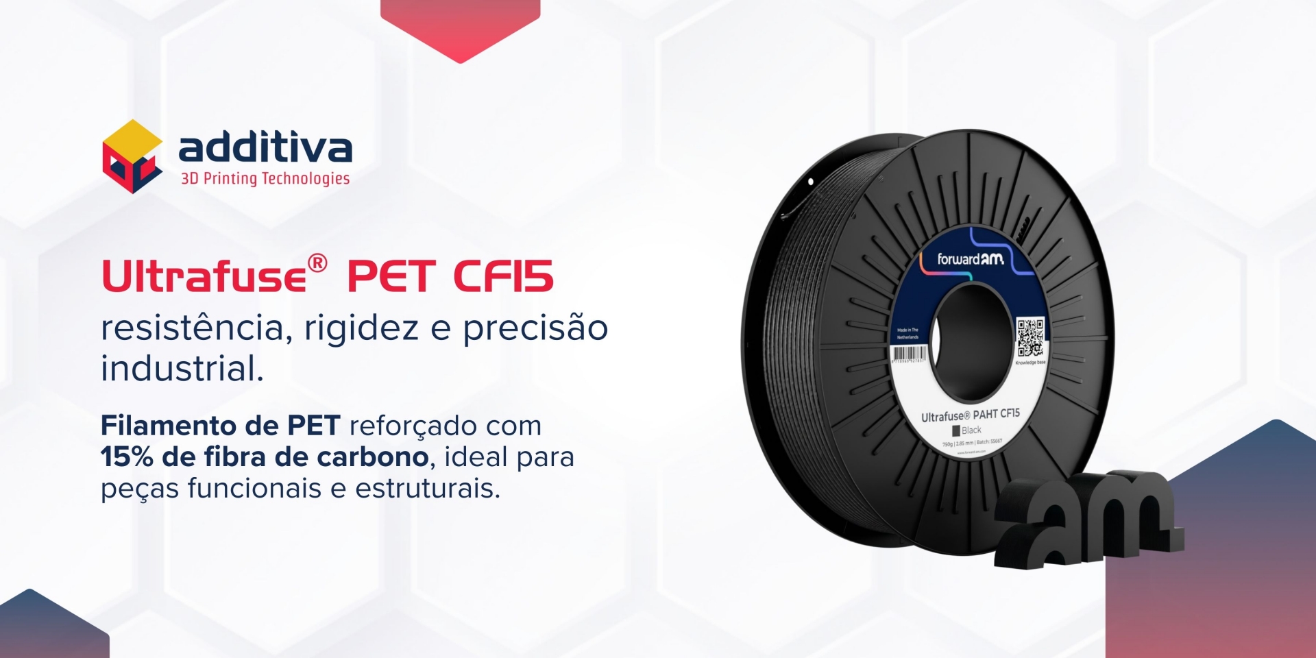 Ultrafuse® PET CF15: Superando expectativas com resistência, estabilidade e precisão